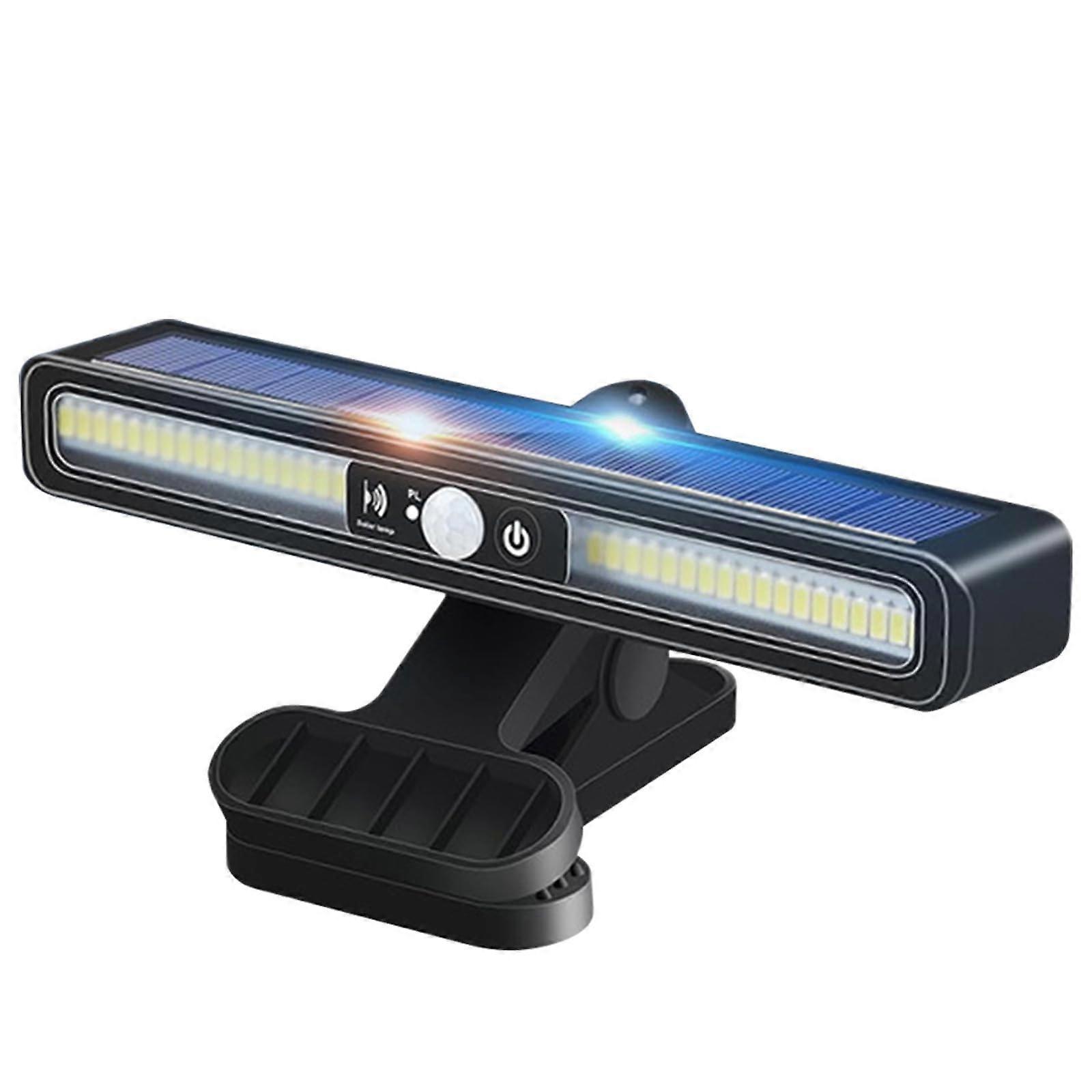 Solar Motion Sensor Light Outdoor, IP65 Waterproof Solar Powered Security Lamp with 3 Modes for Garden Yard (Yellow)