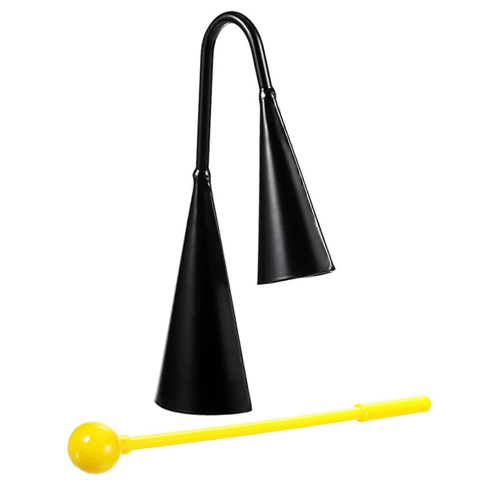 Double Ear Structure Loud Clear Audios Plastic Rod Suitable For Children Beginners Percussion Instrument with Cow Shape Multicolor