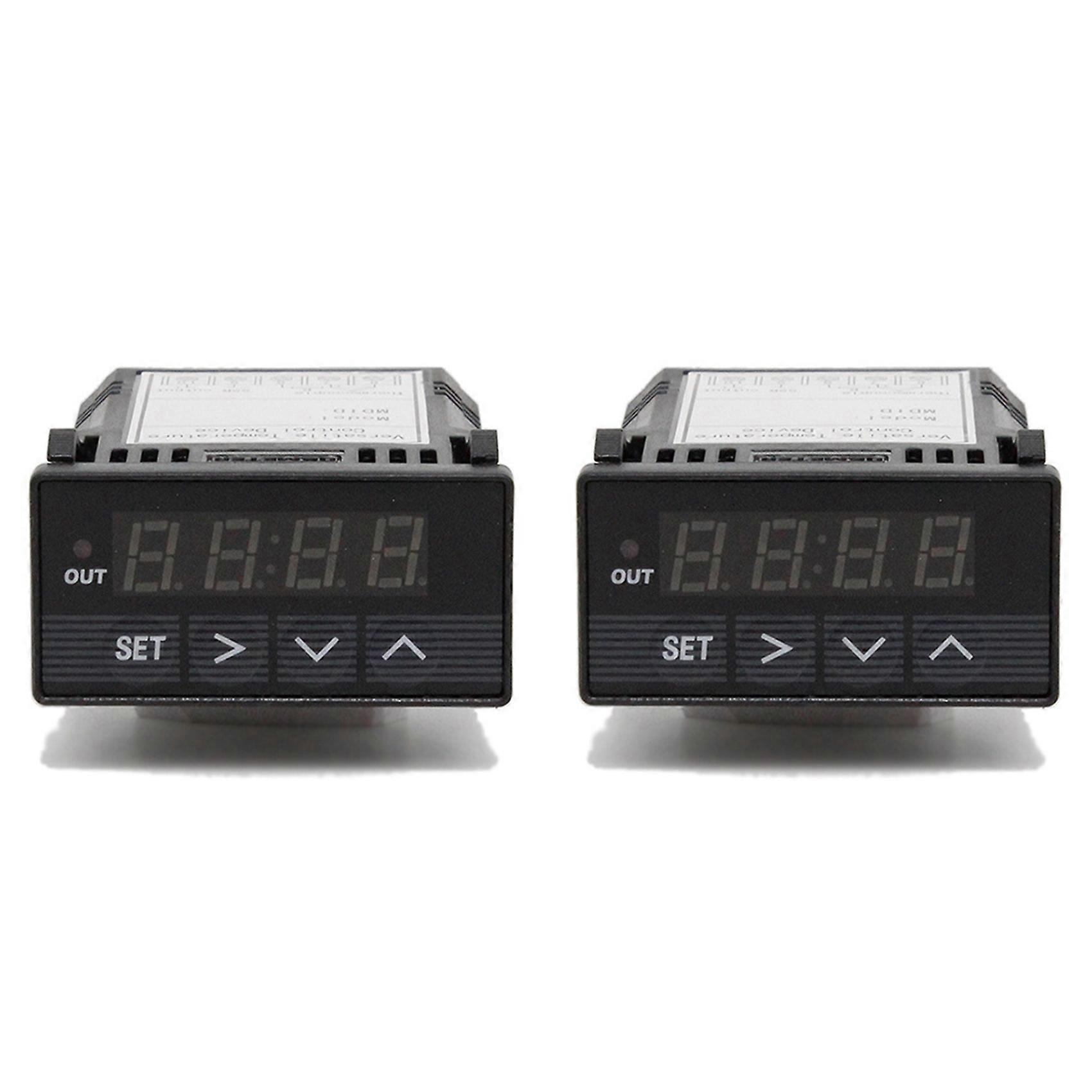 2X XMT-7200 48x24mm Programmable Digital PID Temperature Controller with Built-in 5A Solid State Relay XMT7100 PT100
