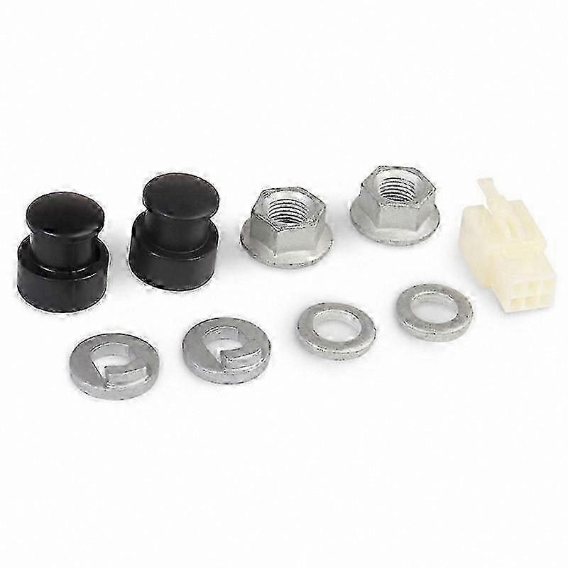 M12 Front Hub Motor Lock Nut Kit for E-Bikes, 12mm Axle