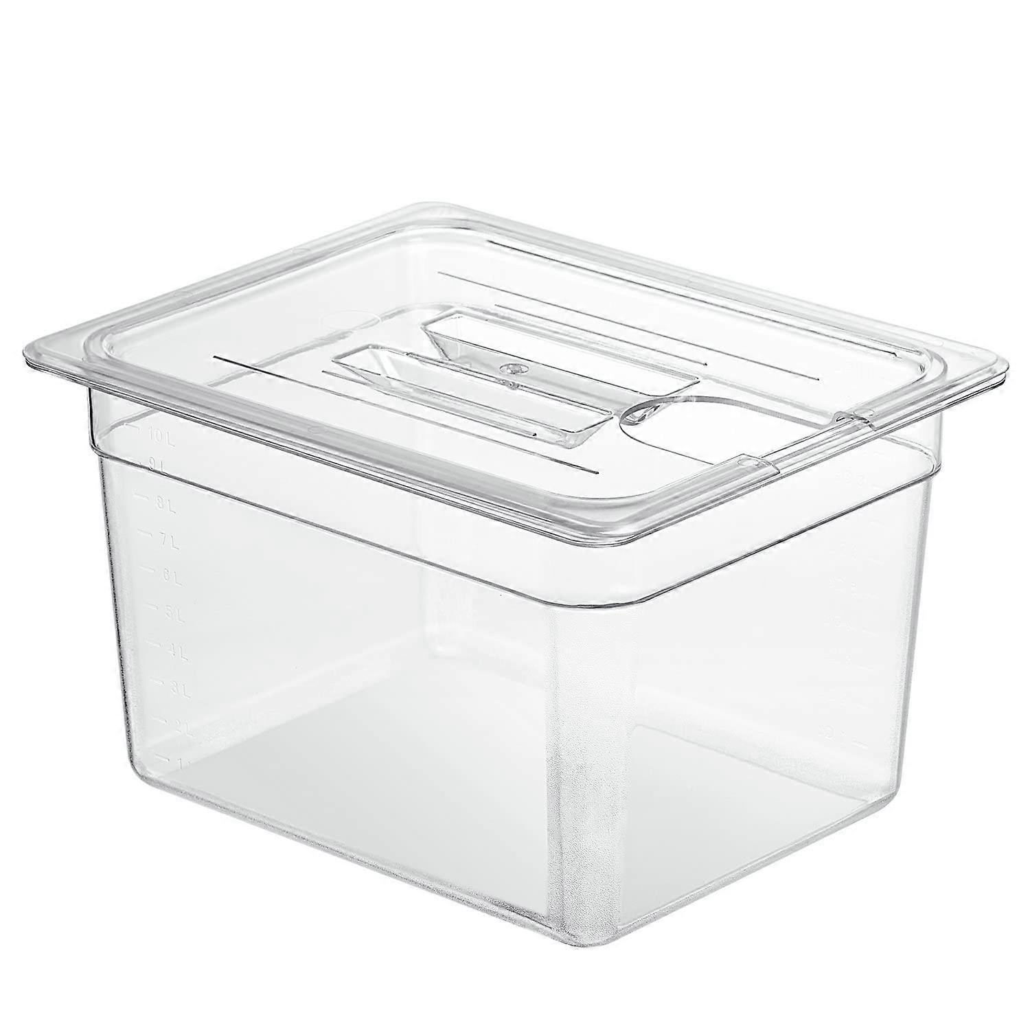 Sous Vide Container 12 Quarts with Lid, HeatResistant Polycarbonate for Immersion Circulator Cooking