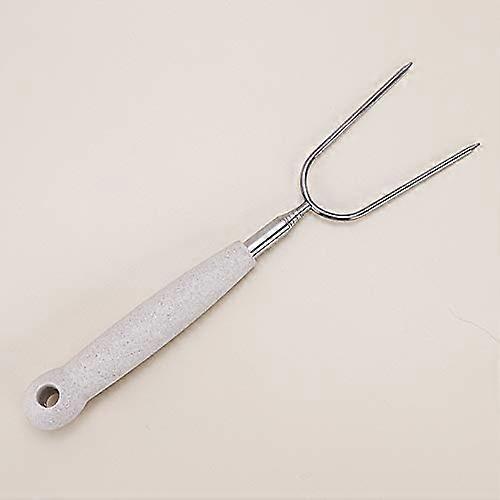 Telescopic Marshmallow Roasting Sticks with Wooden Handle, Double Prong Stainless Steel BBQ Forks