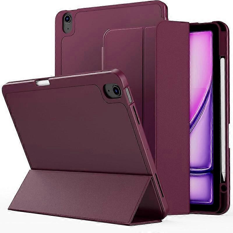 Stylish Case For Ipad 10.2 Burgundy Leather