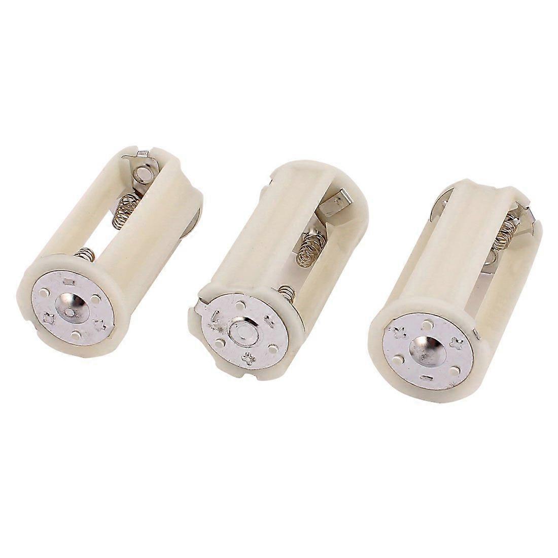 3pcs AA to D Cell Battery Adapter 4.5V Converter for Electronics with Series Power Output