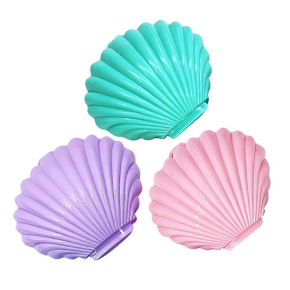 3pcs Charming Seashell Shaped Candy Boxes Storage Holders Mini Jewelry Box