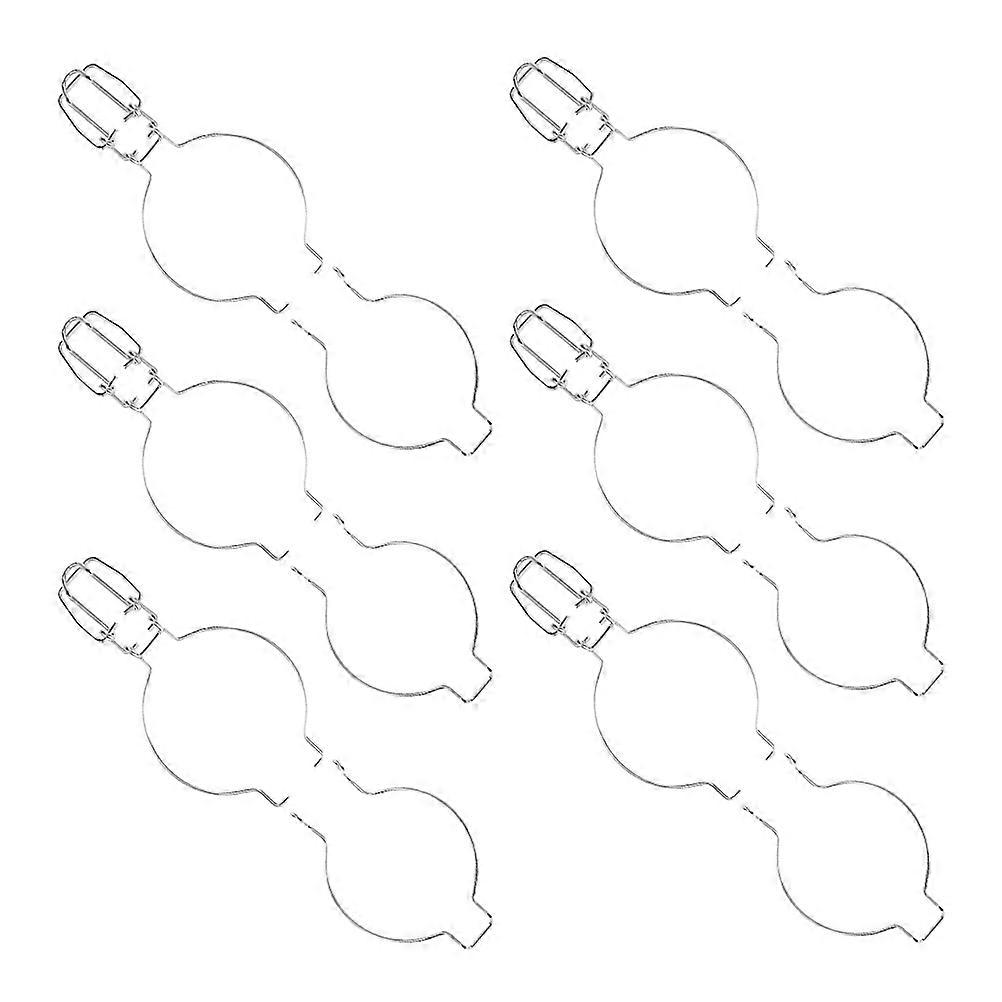 Glass Container Wire Clamp Jar Locking Buckle for 6Pcs Jars