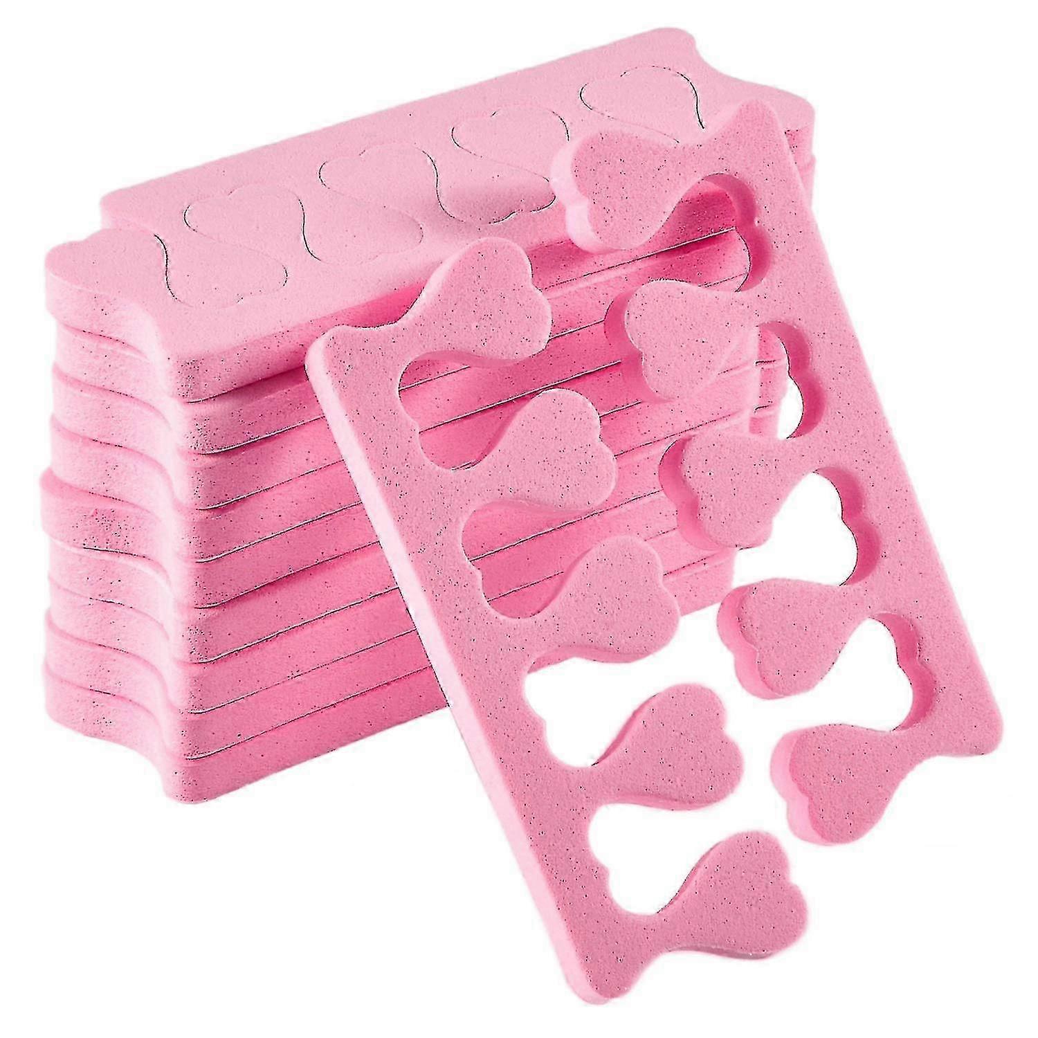 2025 20 Pcs Foam Disposable Toe Finger Separator (pink)