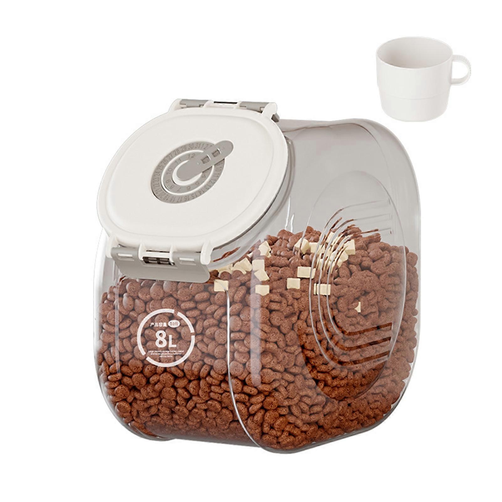 Airtight Grain & Pet Food Storage Box with Timer Function – 8L
