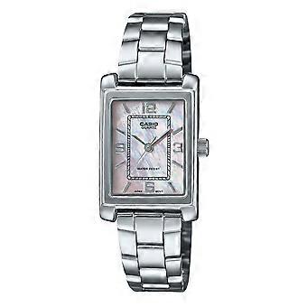 Casio Standard Analog Stainless Steel Mother-of-Pearl Dial Quartz LTP-1234DS-4A Ladies' Watch