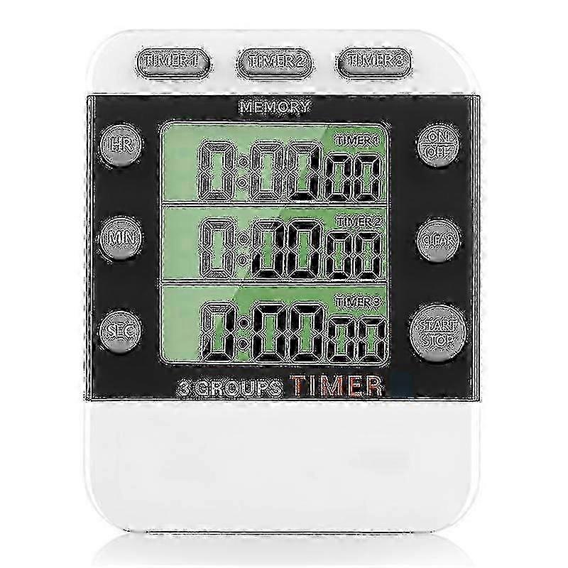 2025 Digital Dual Cooking Timer With Adjustable Volume