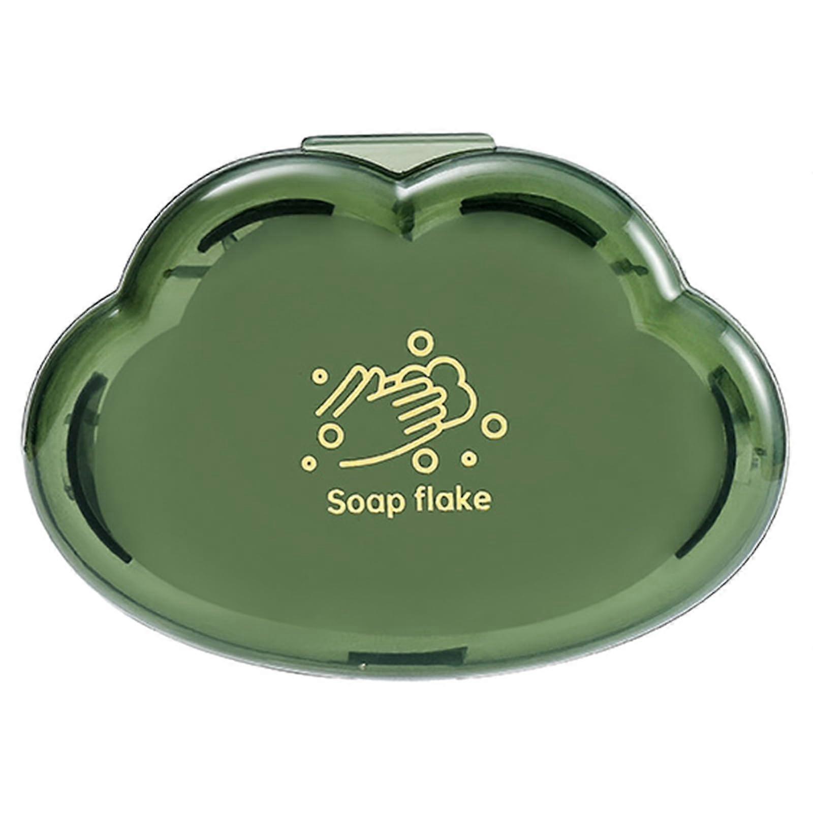 50Pcs Portable Soap Sheets for Travel with Compact Case, Single Sheet Dispensing for Camping