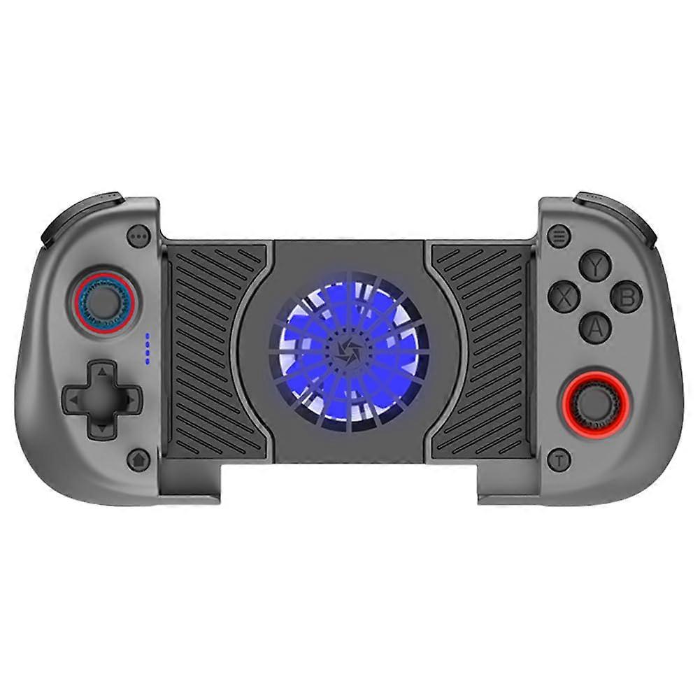 Bluetooth Game Controller with Precision Hall Joystick, Telescopic Grip, Cooling Fan for Android iOS