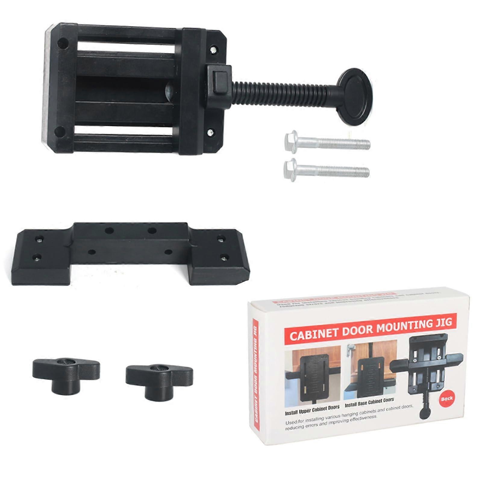 Cabinet Door Installation Tool with Adjustable Positioner for Precise Alignment and Quick Setup