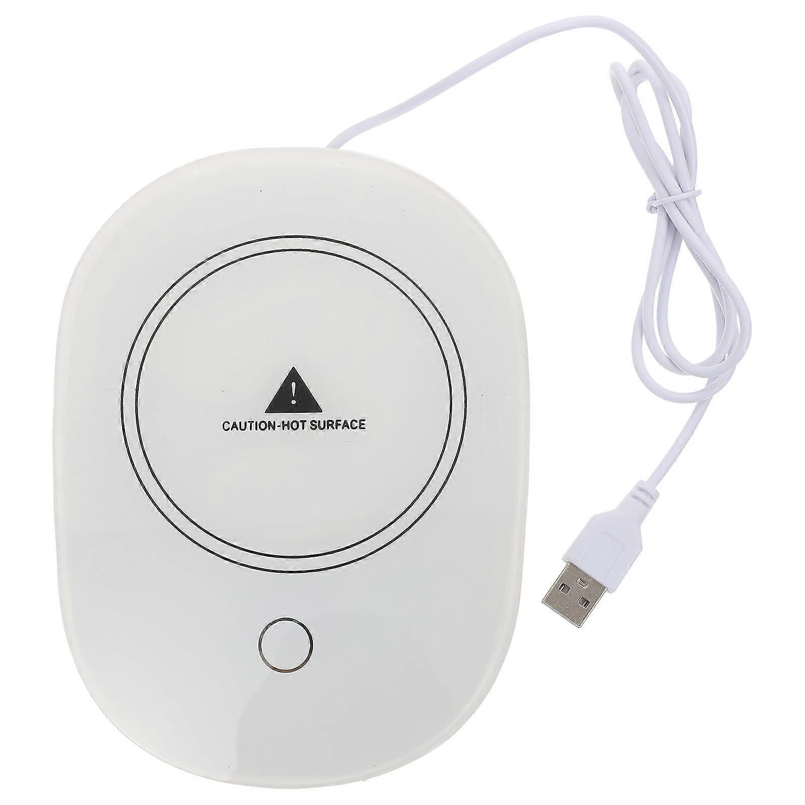 USB Coffee Mug Warmer with Smart Temperature Control, USB Powered Heating Pad for Home Office