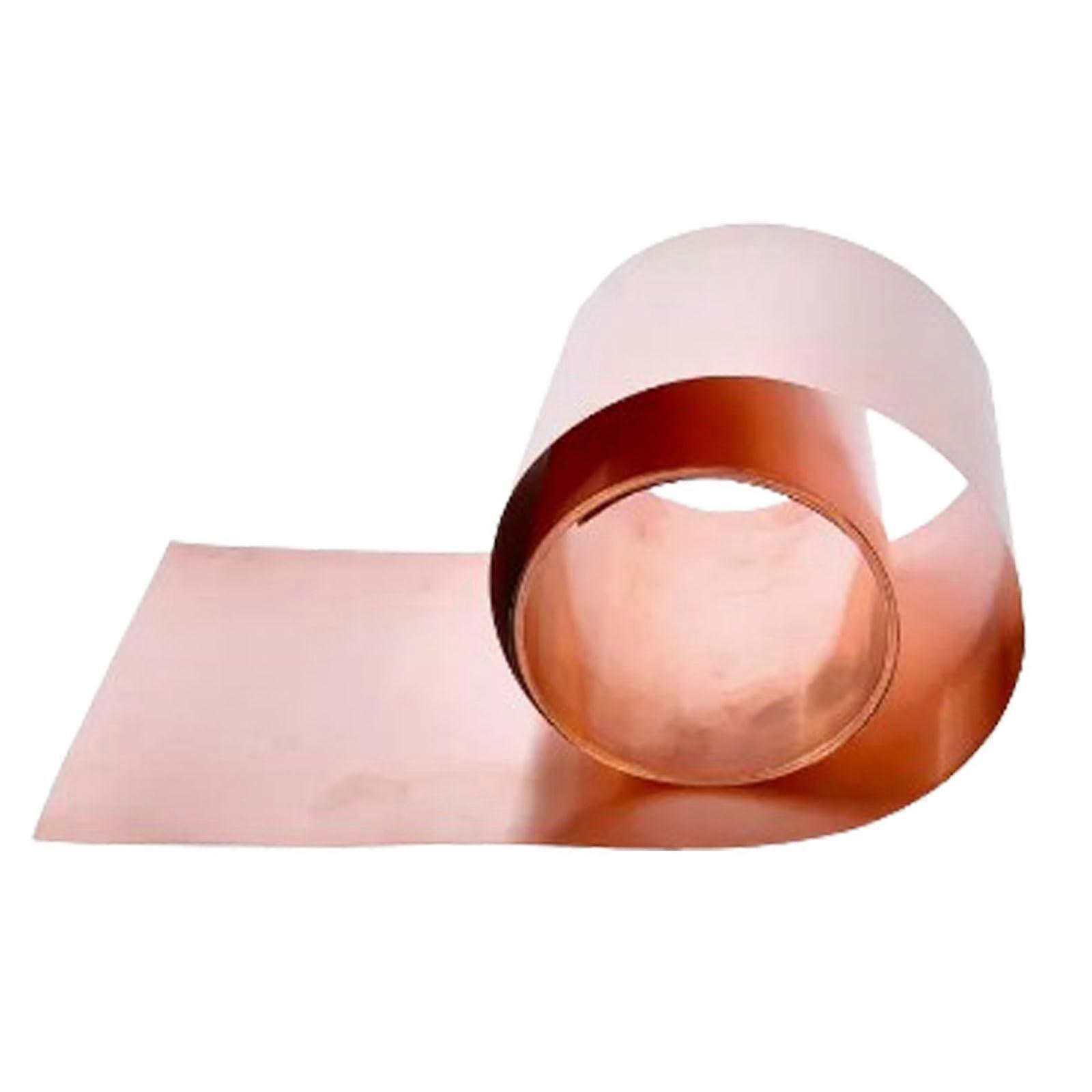 Copper Sheet 0.06mm Thick Smooth Bendable Surface for Crafts Welding 1M Flexible Copper Strip