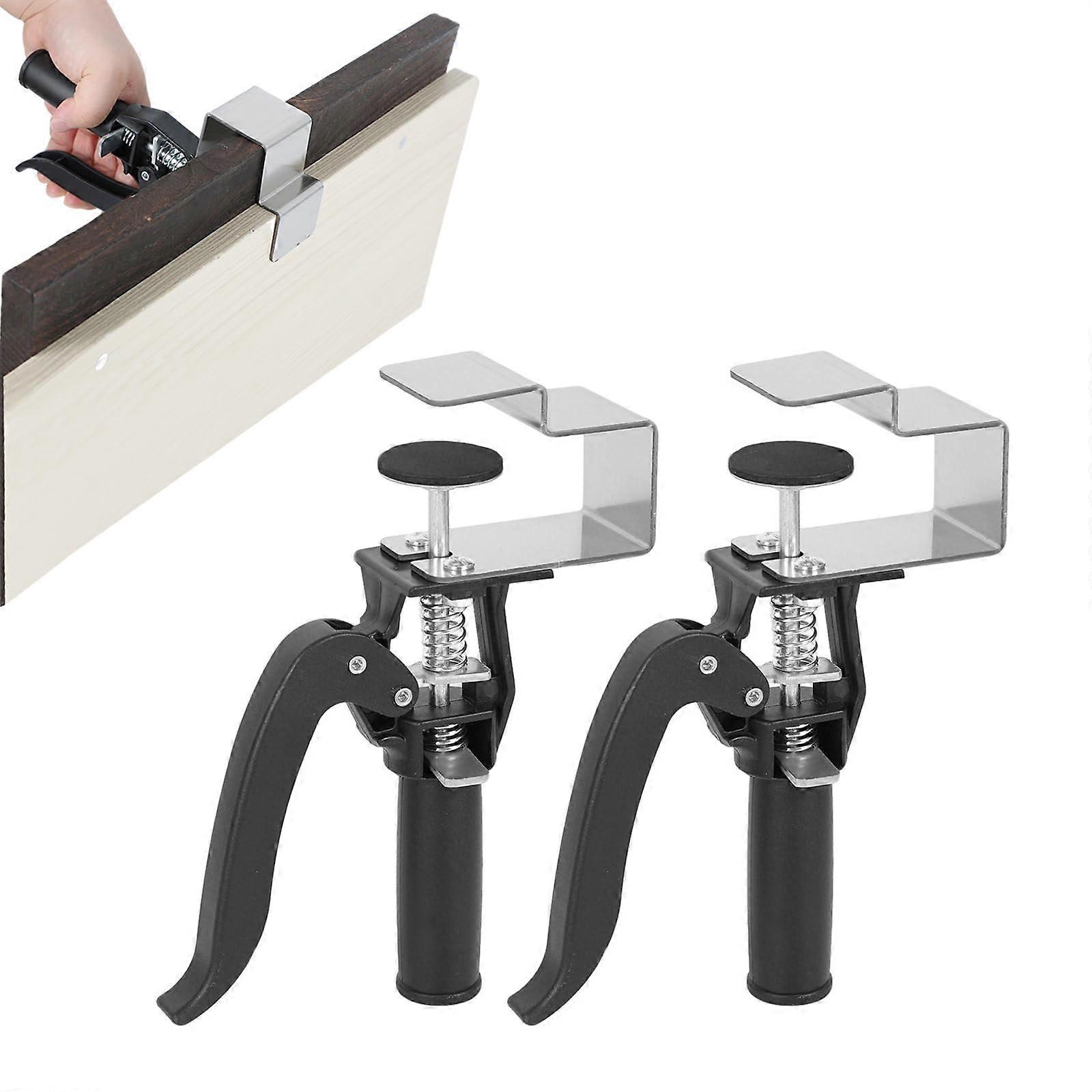 Drawer Front Installation Clamp with OneHand Quick Grip for Accurate Cabinet Drawer Face Mounting
