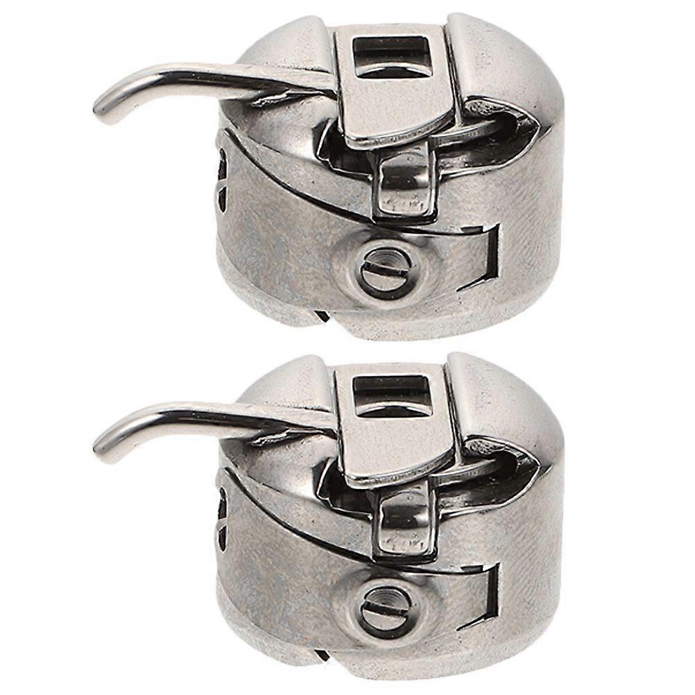 2pcs Industrial Sewing Machine Bobbin Case Sewing Bobbin Case Replacement Sewing Machine Accessory