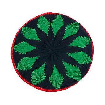 Classic Jamaican Reggae Loose Knitted Beanie Warm Wool Knitted Rainbow Hat Soft Ladies Bonnet