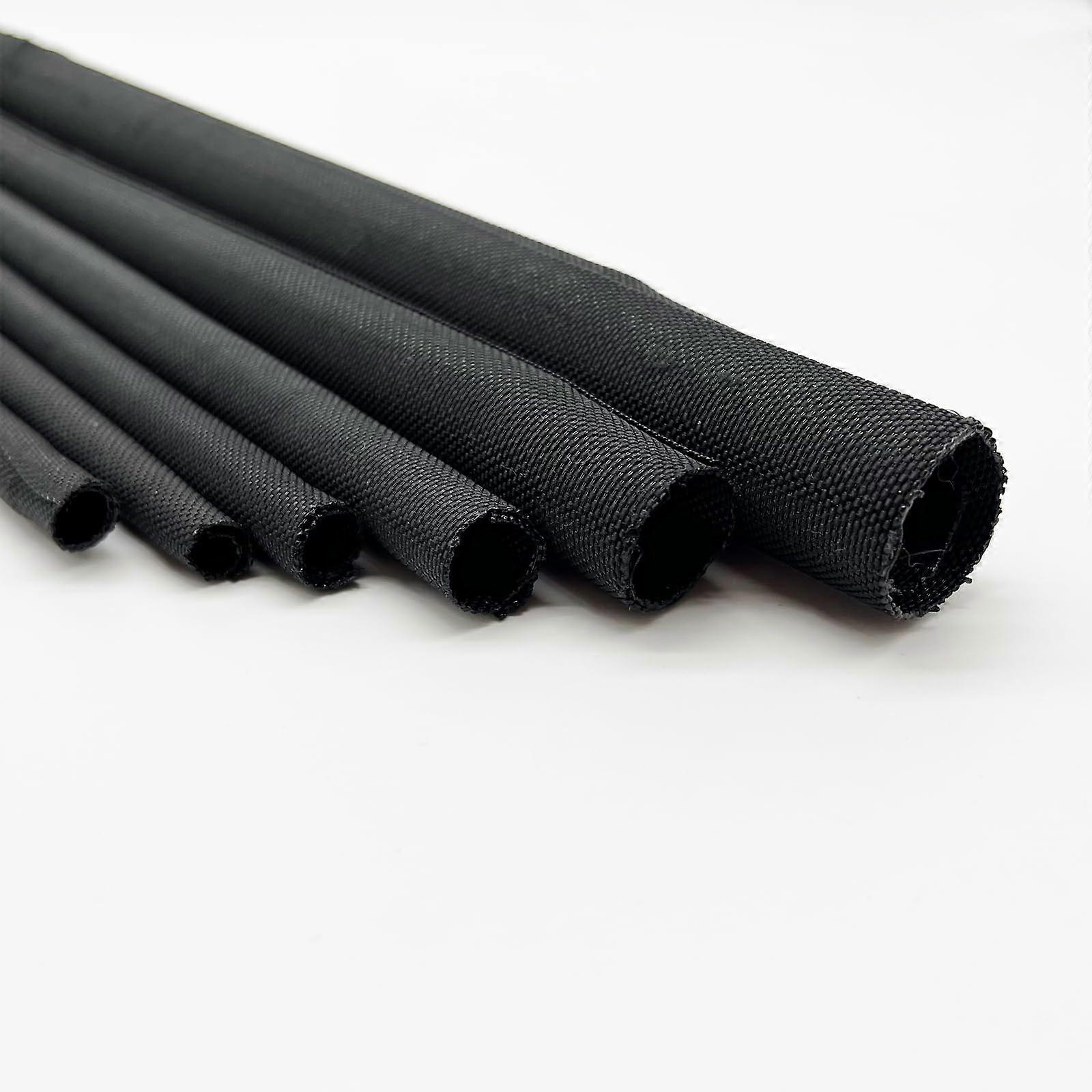 Cable Management Sleeve Split Braided 10mm ID 5m Pet Chew Resistant SelfClosing Wire Loom