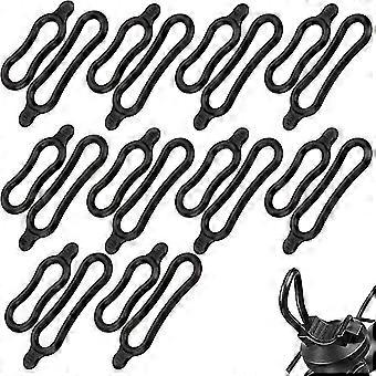 10 Pairs Bicycle Light Silicone Straps Bike Rubber Band Fixing Strap For Bike Headlights, Mtb