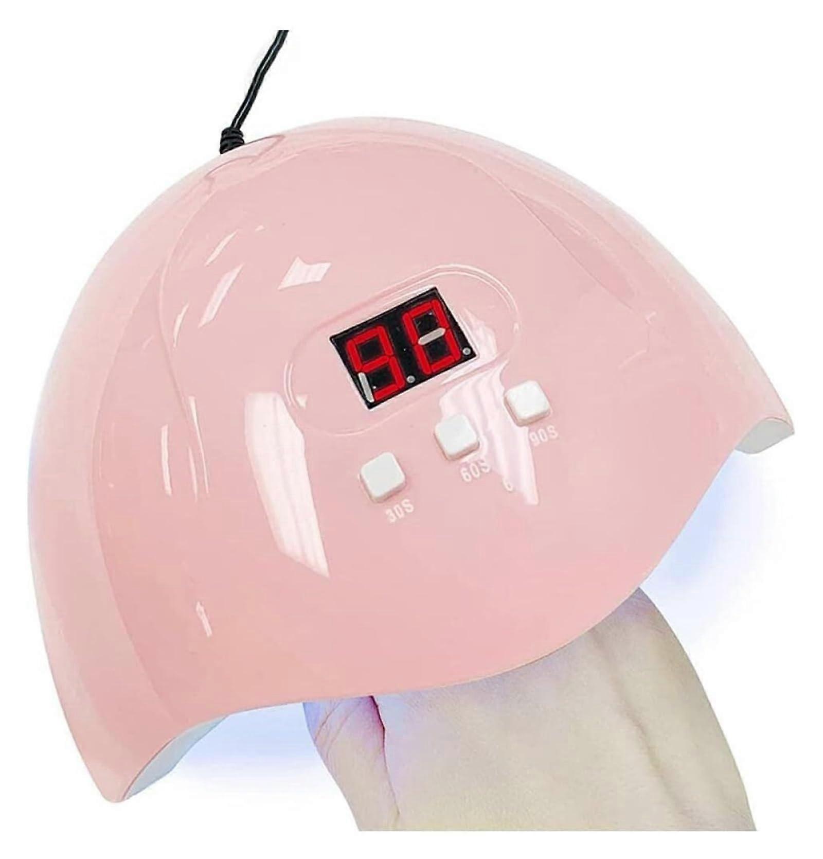 UV LED Nail Lamp 54W with Smart Infrared Sensor, Multiple Timer Settings, Fast Gel Nail Dryer