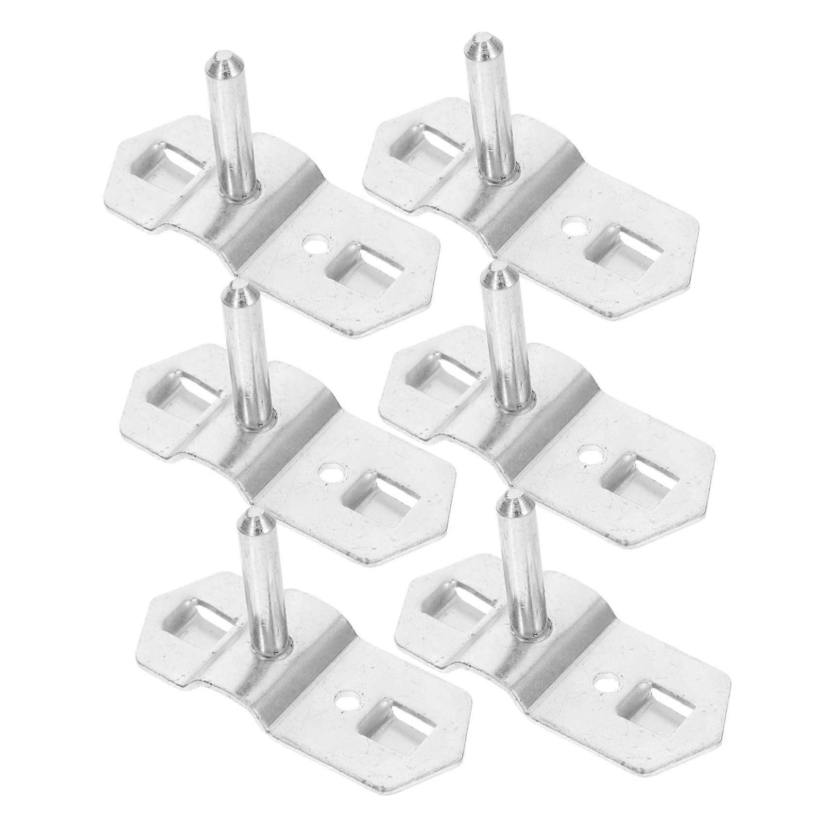 6Pcs Metal Pegboard Hooks for Tools Garage Organization Heavy Duty Durable Hanging