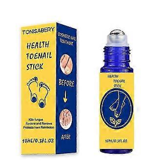 Roll On Nail Shield Stick, Natürlicher Nagelverstärker für beschädigte Nägel, Tragbarer Gesundheits-Zehennagelstick für brüchige Zehennägel, 10ml