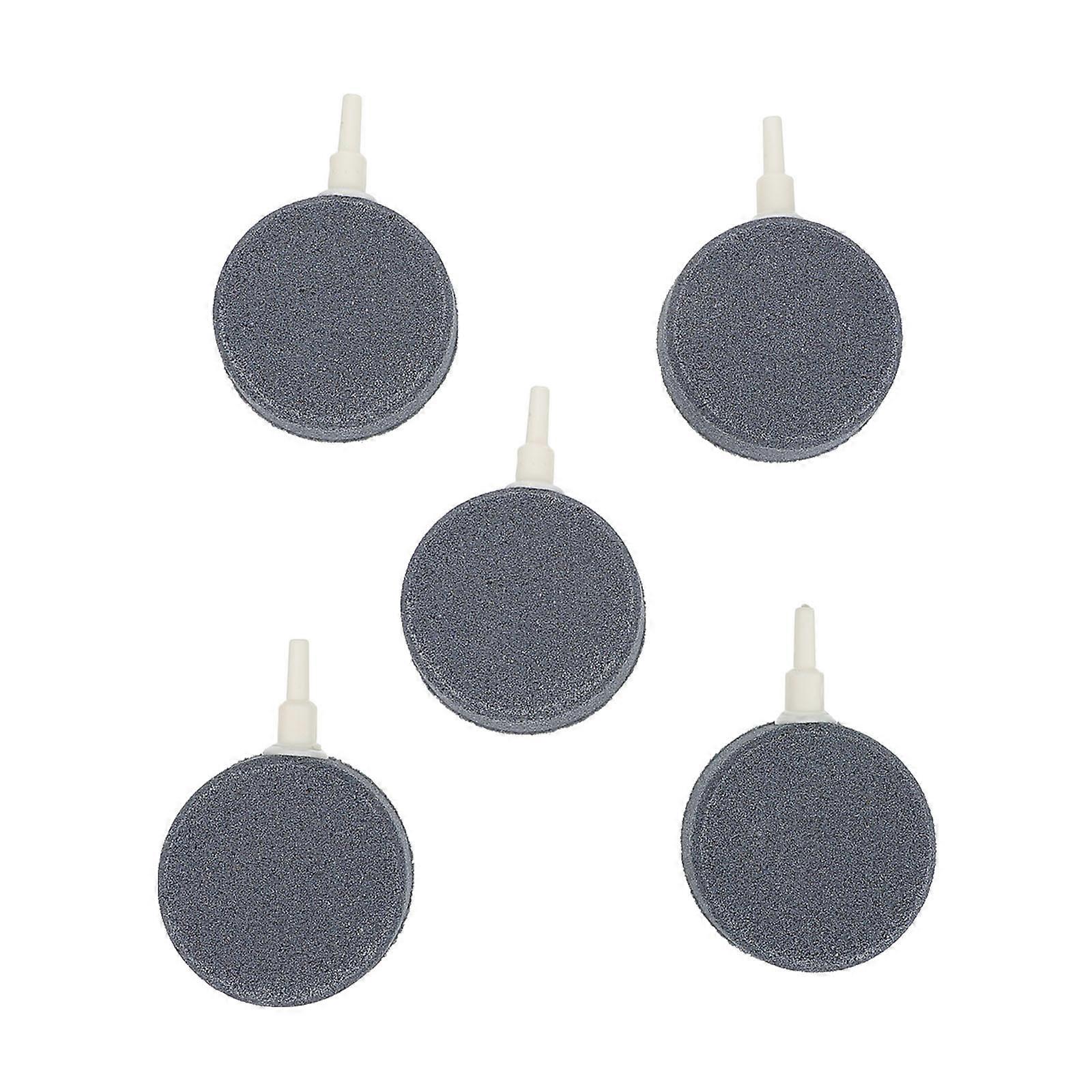 Air Stone for Aquarium Oxygenation with 5Pcs Fish Tank Bubble Diffusers