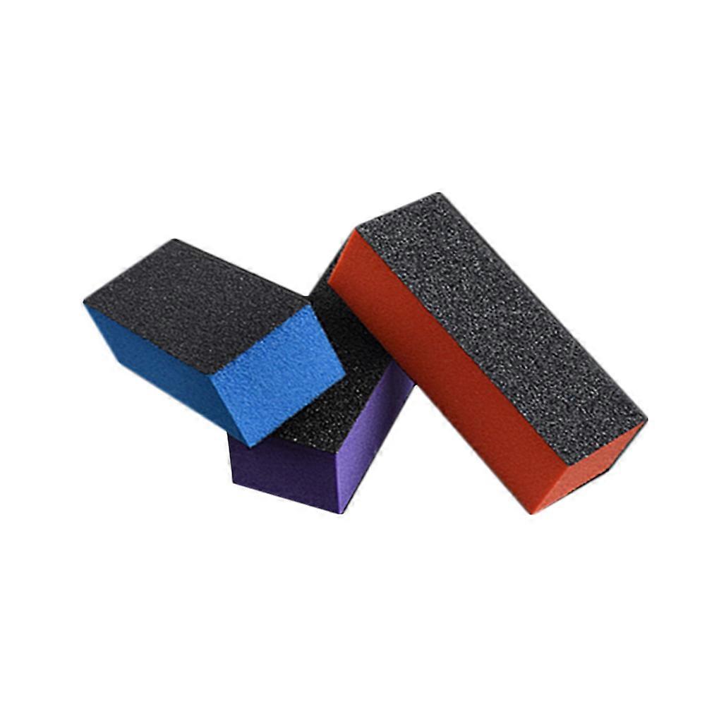 Sponge Nail Files Three Sided Manicure Tools for Shaping Nail 5Pcs