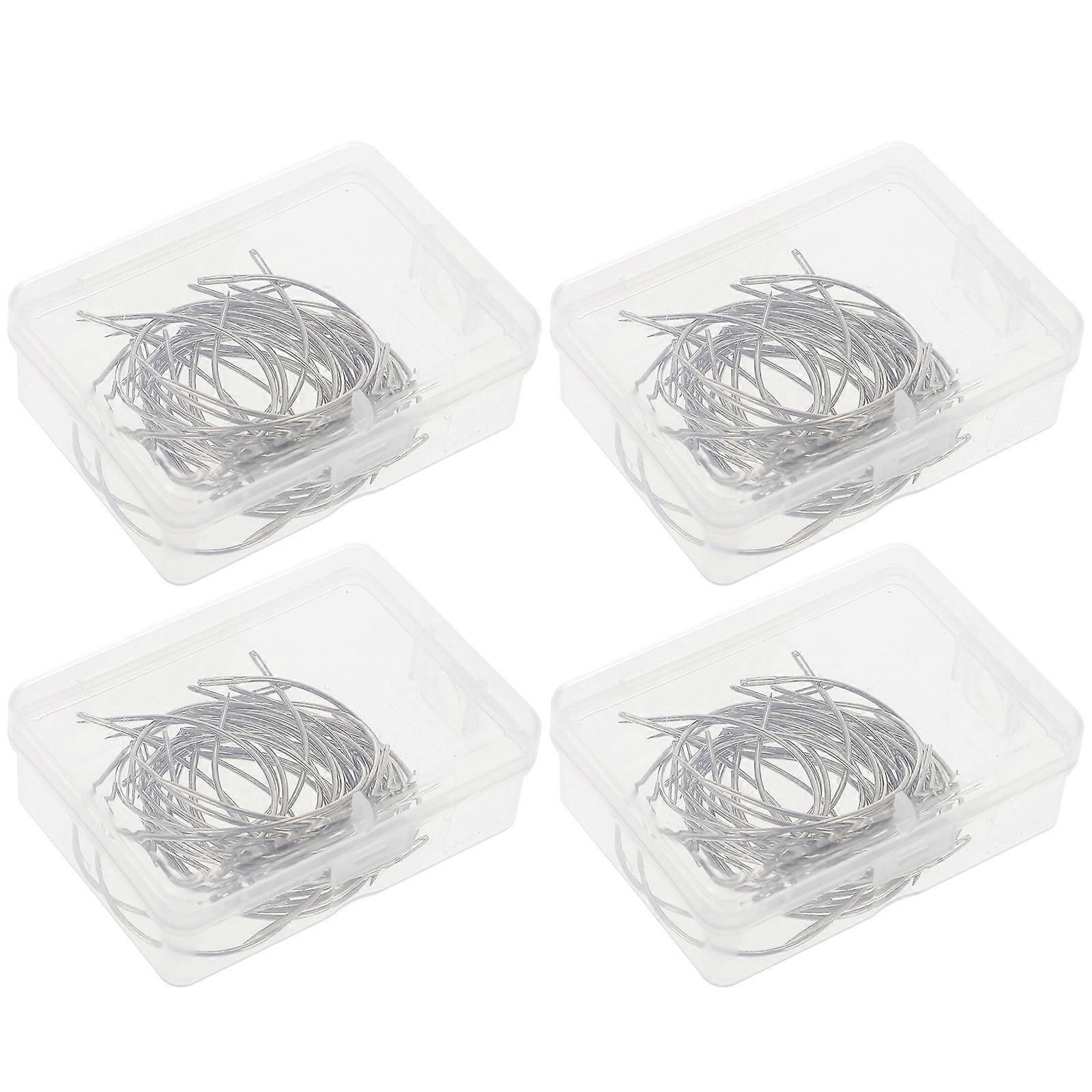 Multi-Function Upholstery Needles Curved Needle for Professional Sewing 4 Boxes