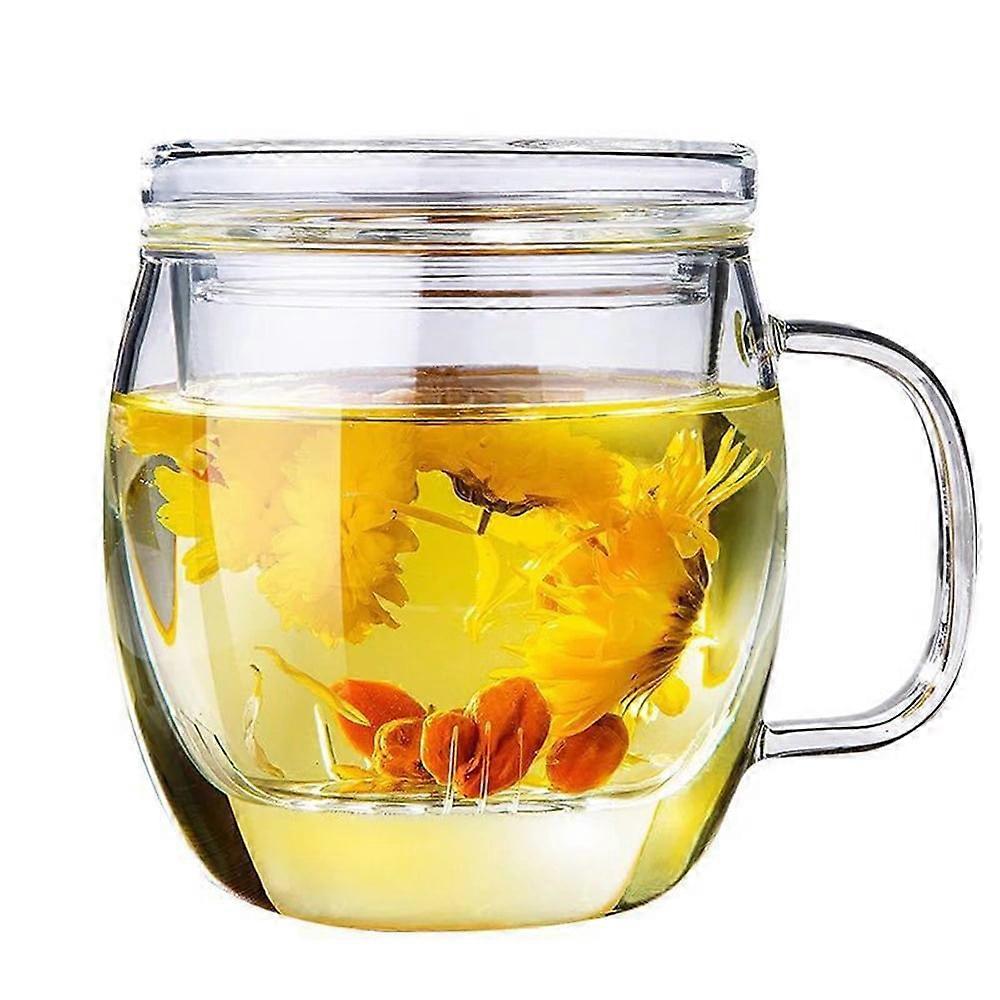 500ml Clear Borosilicate Glass Teacup