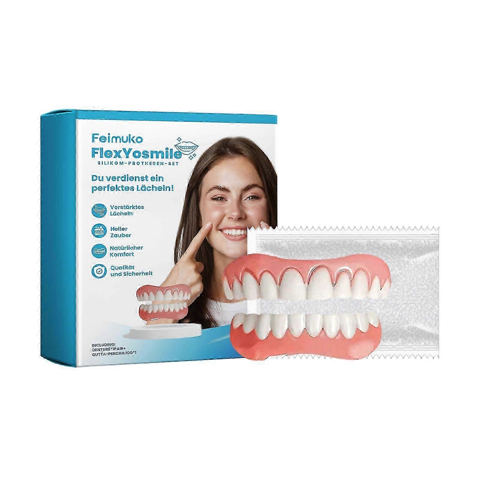 Feimuko Denture Kit Stable Wear for Beautiful Teeth