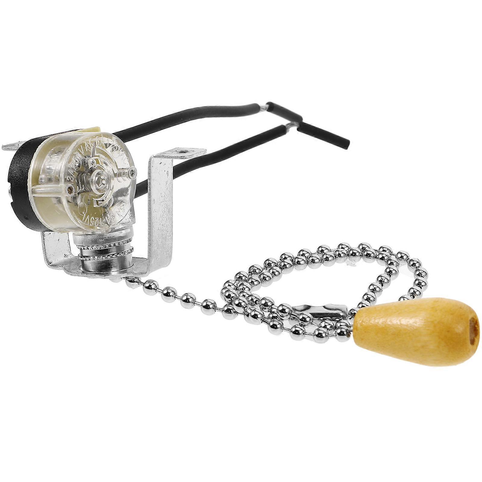 Desktop Lamp Switch Sturdy Lamp Bulb Switch Pull Chain Switch Replacement Ceiling Light Switch