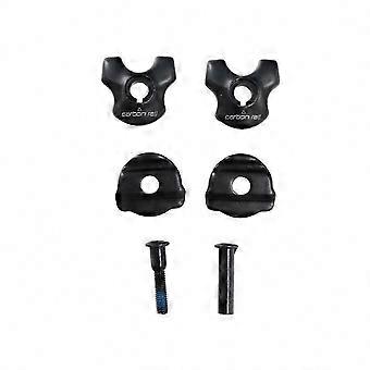 Adattatore per morsetto reggisella in carbonio per binari sella bici ovali/rotondi da 7x9 mm