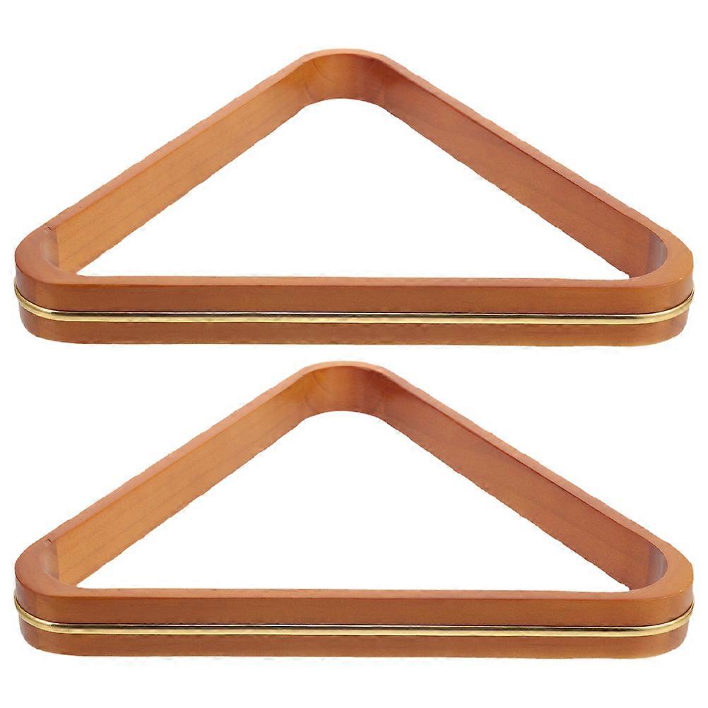 Wooden Billiard Triangle Rack for Pool Balls 2Pcs Set