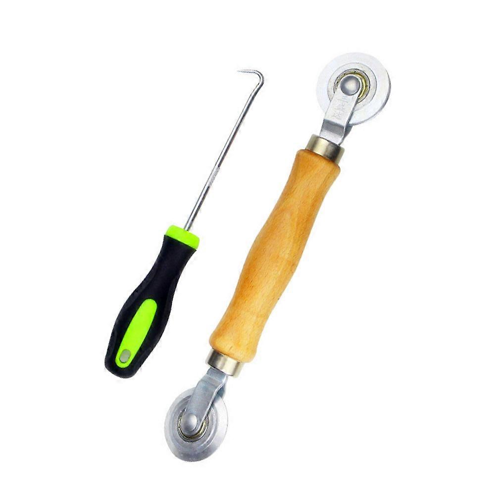 Window Screen Tool Mesh Screen Spline Roller Hook Lifter with 2Pcs for Home
