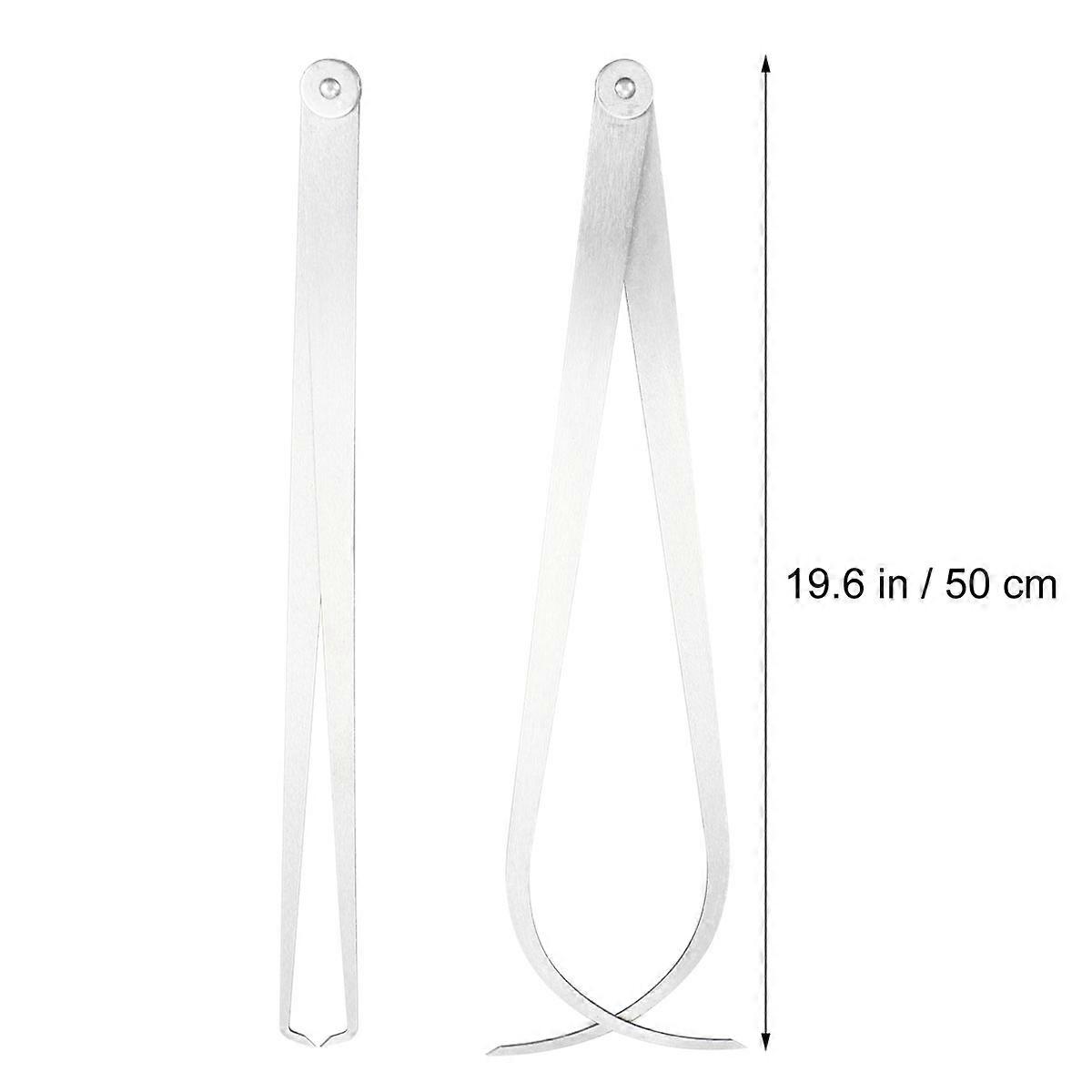Silver Measuring Caliper Tool for Measuring 2Pcs Creative Distance