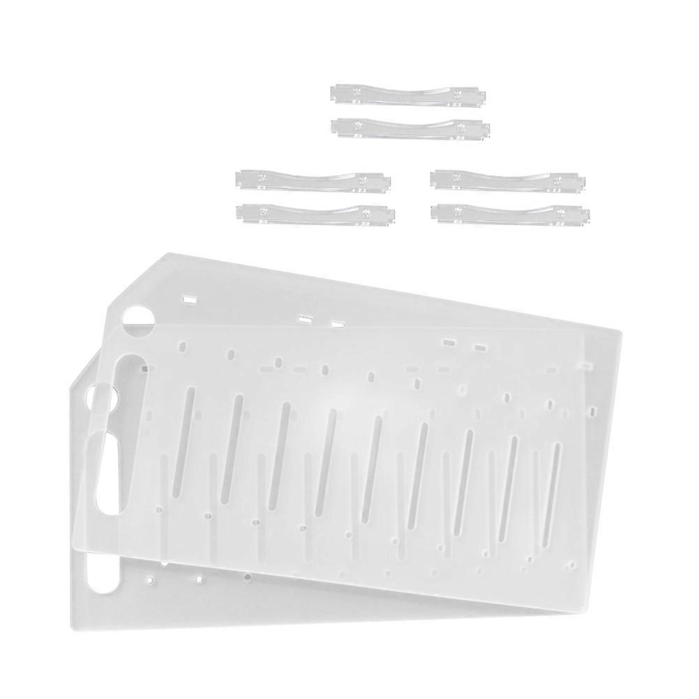 Hard Disk Rack for Storage Use 1Set Transparent Acrylic 10 Layer Multi-Layer Rack