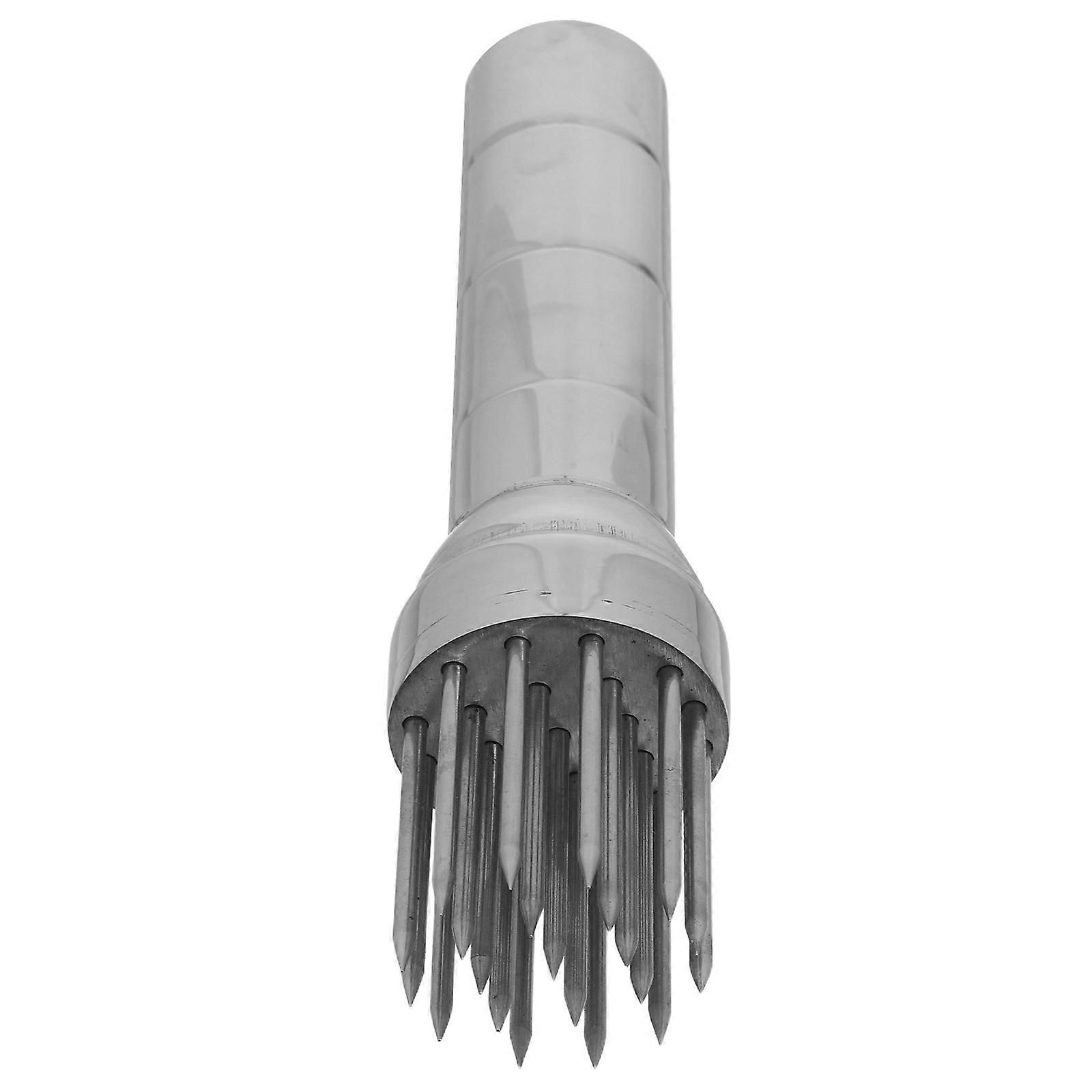 Silver Metal Meat Tenderizer Tool for Tenderizing 1 Mallet