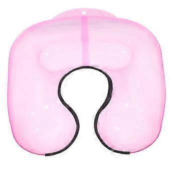 Hair Washing Neck Tray Hair Perm Tray for Daily Use Pink Plastic