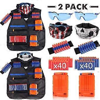 Tactical Vest Kit 2 Pack for Nerf Guns N-Strike Elite Series for Boys