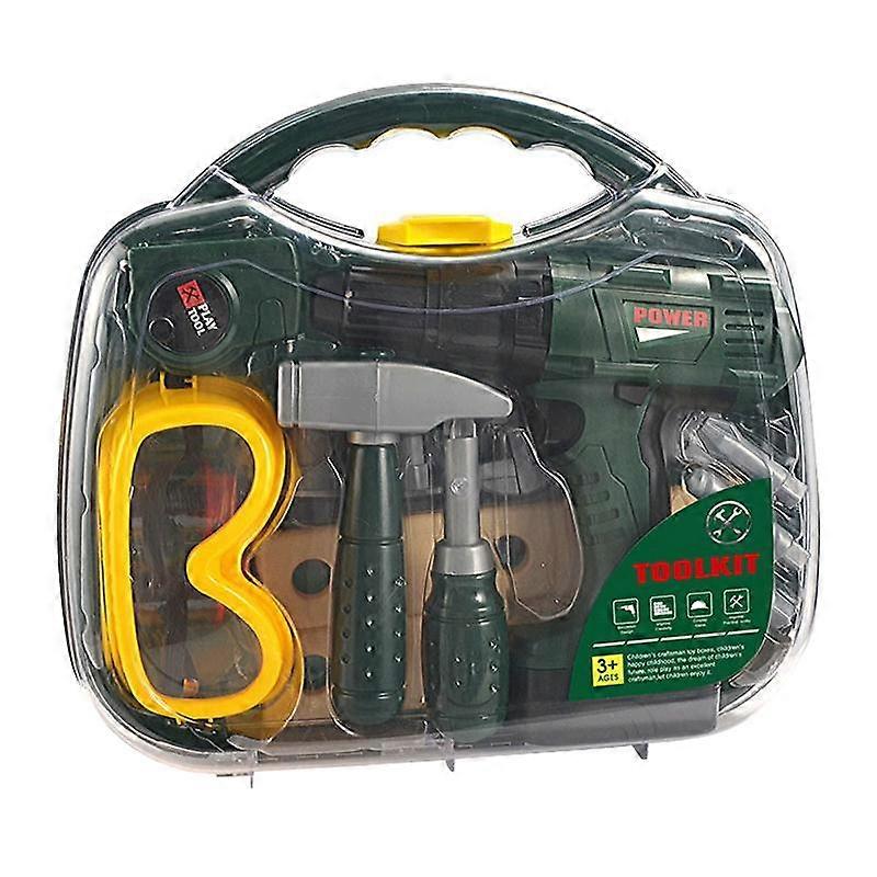 Children Pretend Play DIY Simulation Electric Drill Tool Set