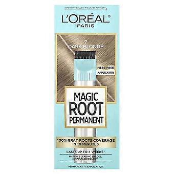L'Oréal, Magic Root Permanent, 7 Dark Blonde, 1 Application, 3-Pack