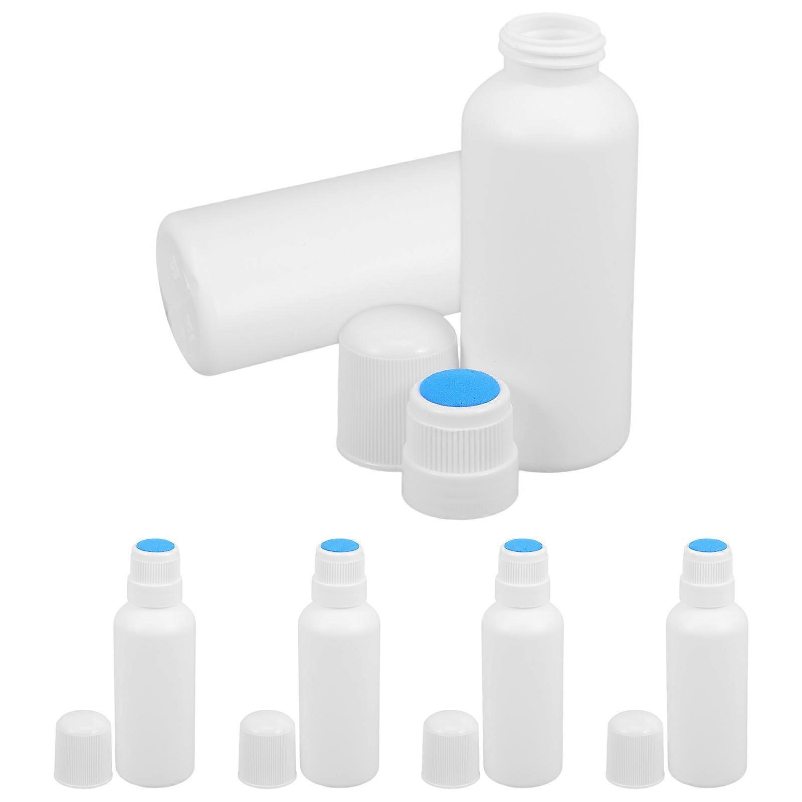 6Pcs Sponge Applicator Bottles Liniments Bottle Sponge Head Bottle Refillable Sponge Head Applicator 100ml
