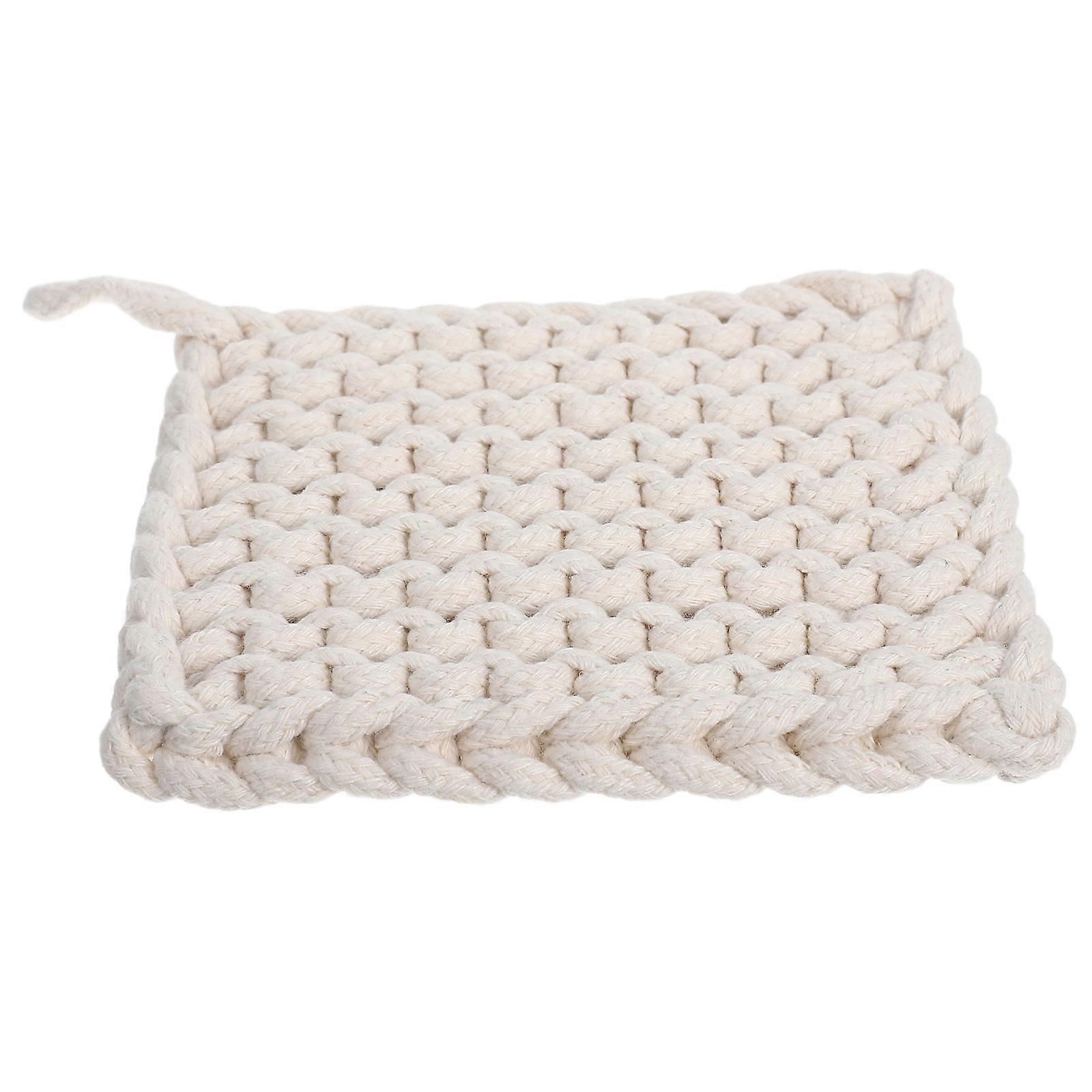 Coasters Drinks Square Table Placemats Macrame Table Mats Hot Pot Pads Trivet Pot Holder