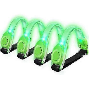 4pcs Adjustable Led Light Up Armband For Running Cycling Exercising OS