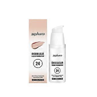 Zephoco Moisturizing Color-Changing Foundation Moisturizes Naturally Without Smudge, Matte Natural Clear Concealer Foundation