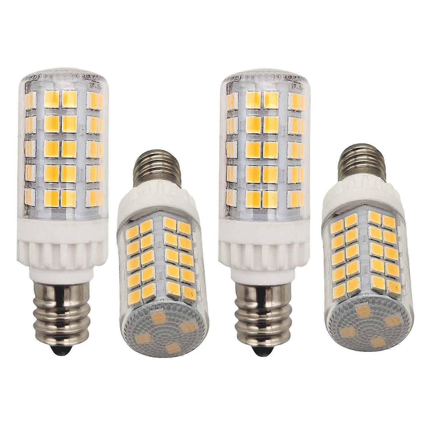 E12 LED Bulb Candelabra 5W C7 60W Equal Halogen Light 5000K 4PACK