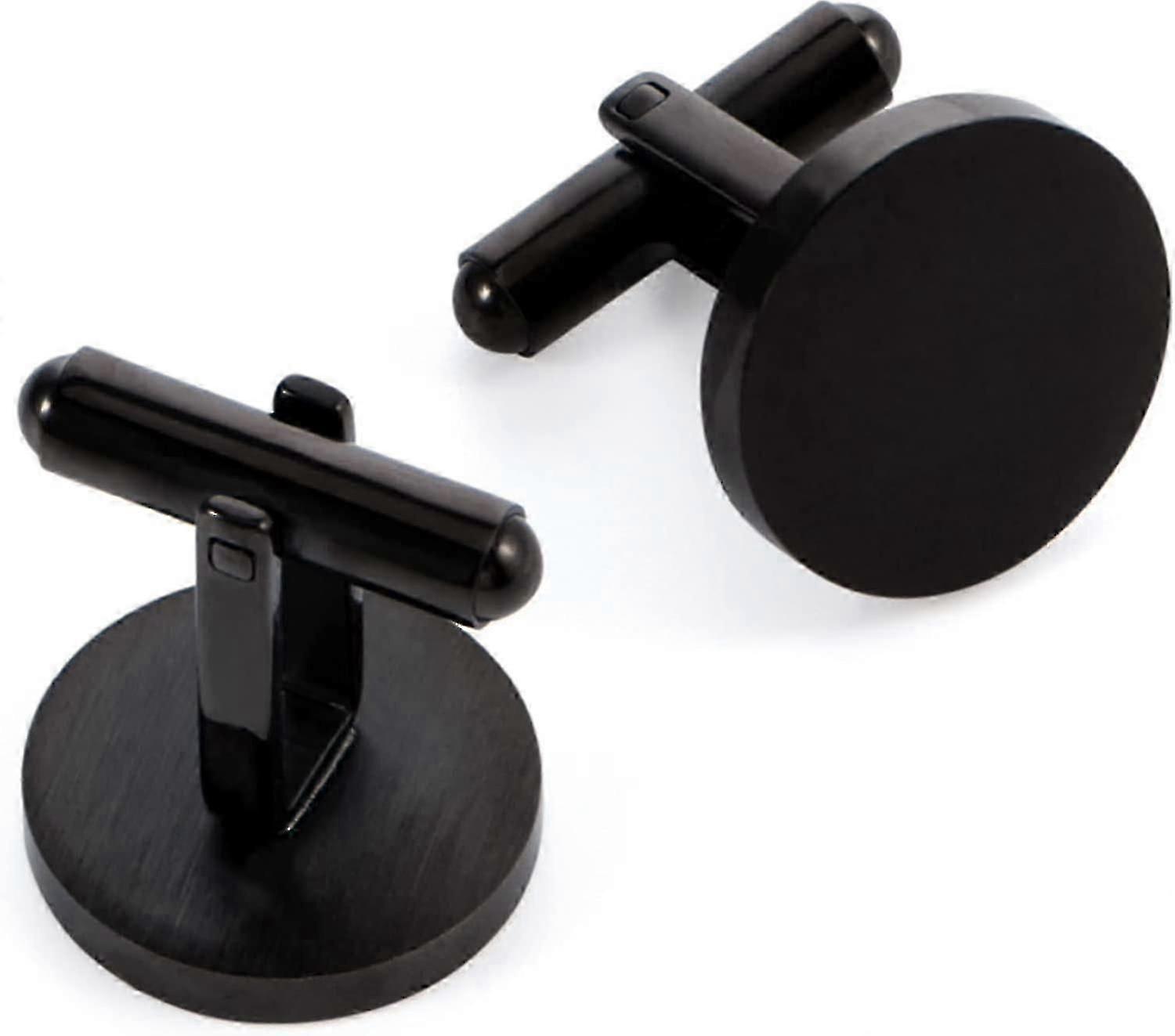 Blank Cufflinks, Flat Pad Blank Setting Tray, 1 Pair
