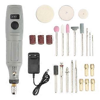 EU Plug,220V Mini Electric Drill Power Tools Multifunctional Grinder Grinding Accessories Set Speed